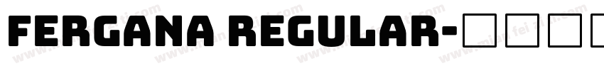 Fergana Regular字体转换
